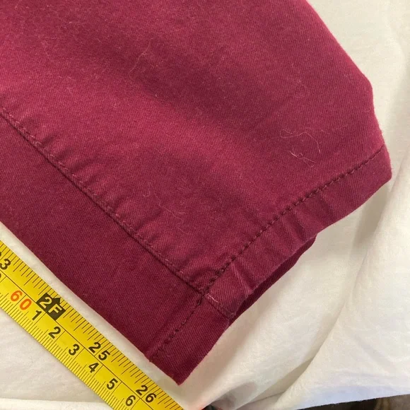 Denim Co Stretch cranberry color skinny jeans size 14 - Picture 6 of 6